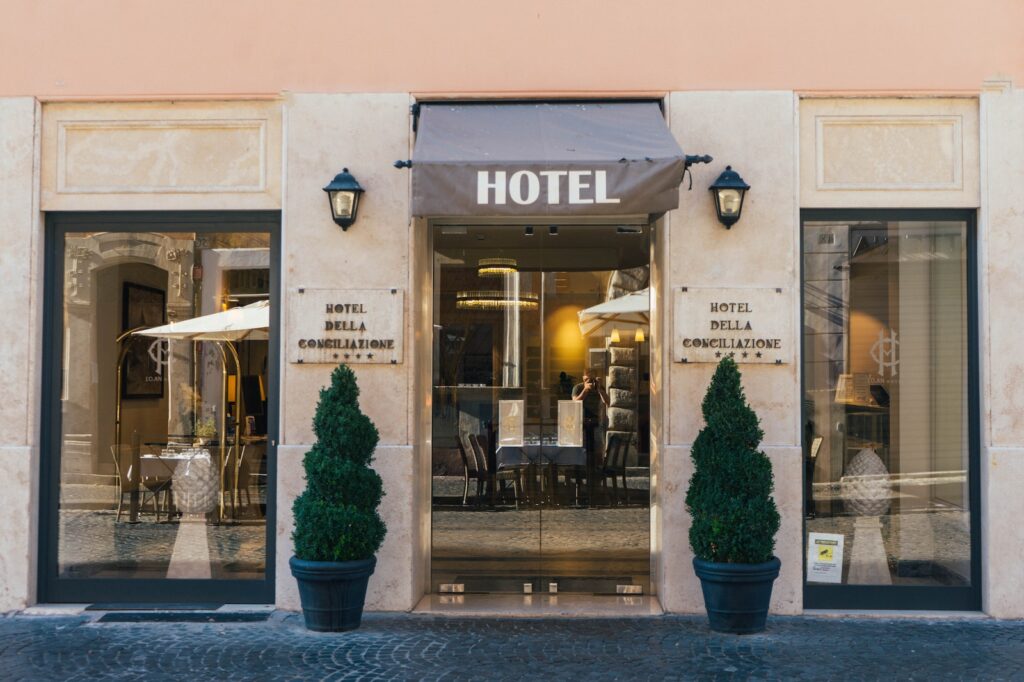 Strona internetowa hotelu