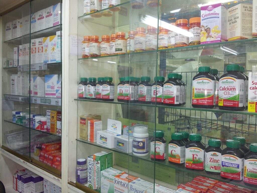pharmacy, medicine, food supplement