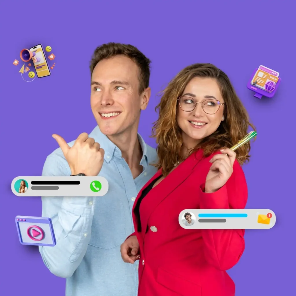 ambitna marka agencja marketingowa z warszawy kobieta i mezczyzna